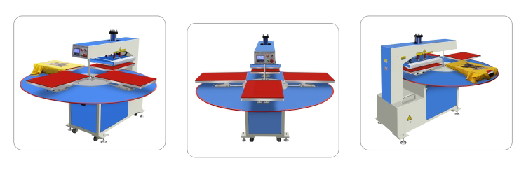 Hot Sell Digital Hydraulic Four Station 60X40 Heat Press Machine